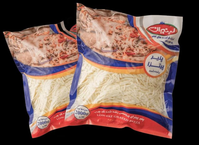 پنیر پیتزای پروسس با چربی خامه، ۲۰۰۰ گرم · کلاسیک