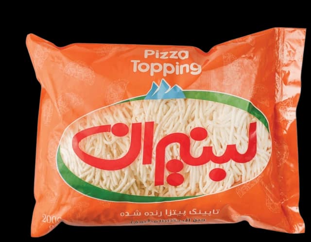 پنیر پیتزا رندهشده اقتصادی، ۲۰۰۰ گرم · نارنجی