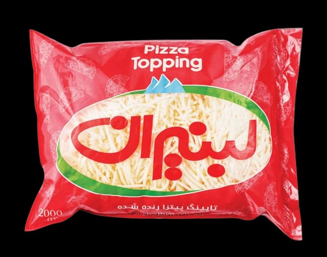 پنیر پیتزا رندهشده کمچرب، ۲۰۰۰ گرم · قرمز